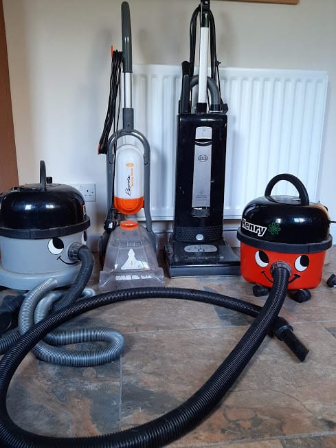 WEE - olds appliances.  I now have a hand held hoover